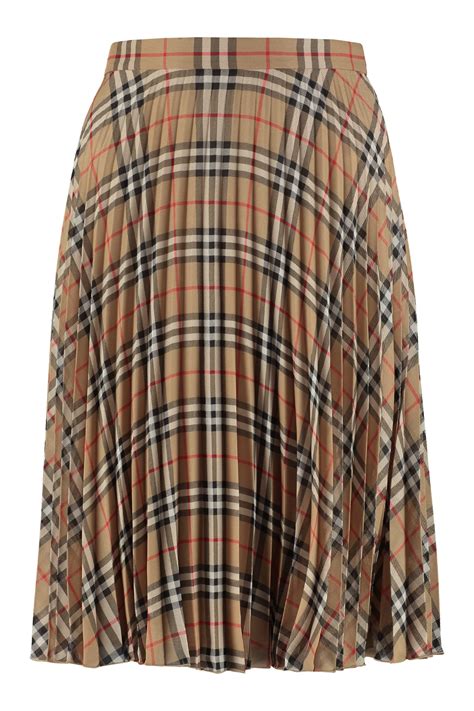 burberry long pleated skirt|Burberry vintage check pleated skirt.